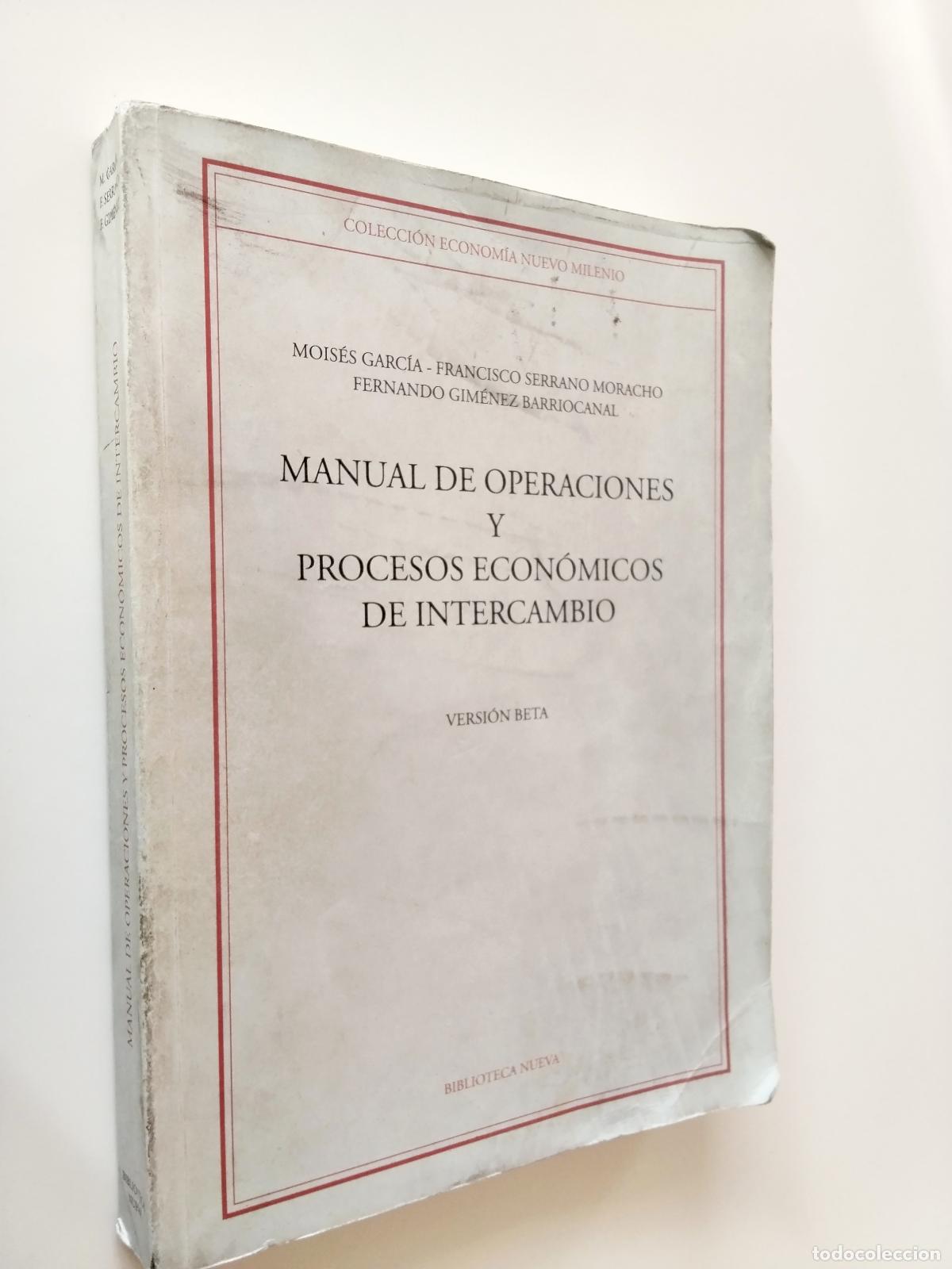 Libros: VV. AA. - Manual de operaciones y procesos econ&oacute;micos de intercambio - Foto 1