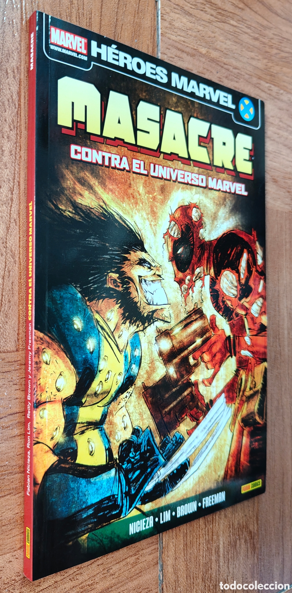 Libros: Masacre contra el Universo Marvel � H&eacute;roes Marvel - Nicieza / Lim / Brown