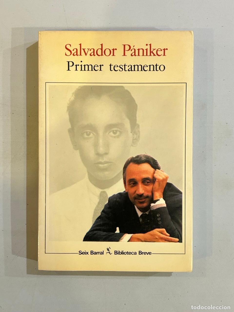 Libros: Salvador P&aacute;niker - Primer testamento - Foto 1