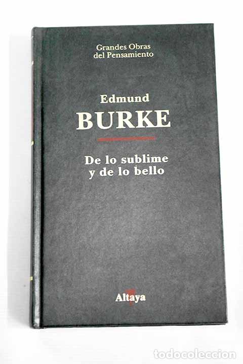 Libros: De lo sublime y de lo bello.- Burke, Edmund - Foto 1