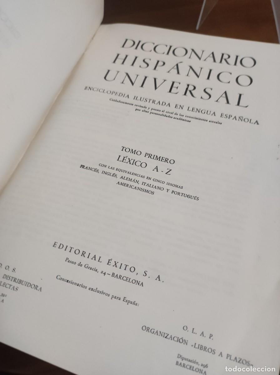 Libros: DICCIONARIO HISPANICO UNIVERSAL I - Foto 3