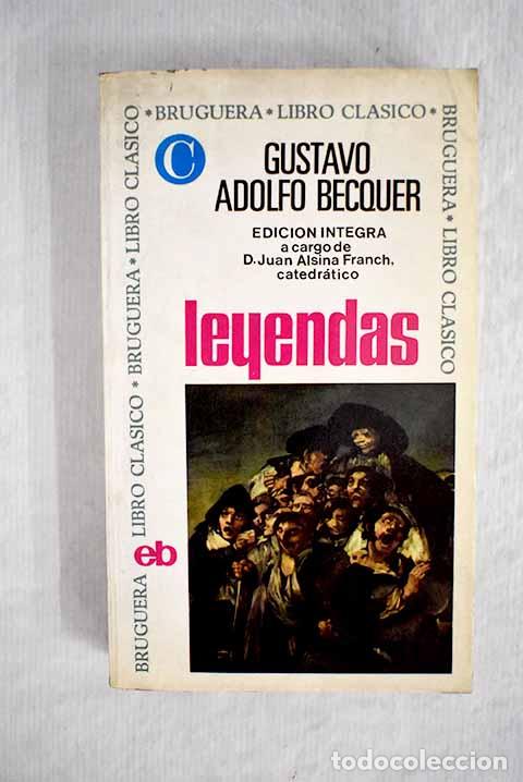 Libros: Leyendas: B&eacute;cquer, Gustavo Adolfo.- B&eacute;cquer, Gustavo Adolfo - Foto 1