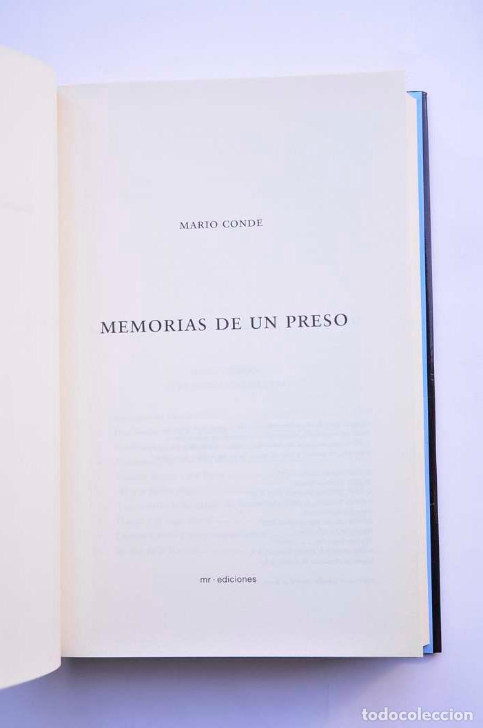 Libros: Memorias de un preso - CONDE, Mario - Foto 3