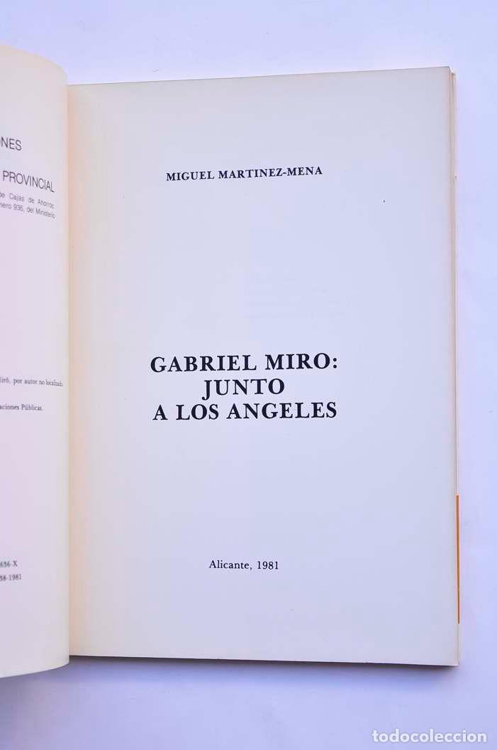 Libros: Gabriel Mir&oacute;: junto a los &aacute;ngeles - MART&Iacute;NEZ-MENA, Miguel - Foto 2