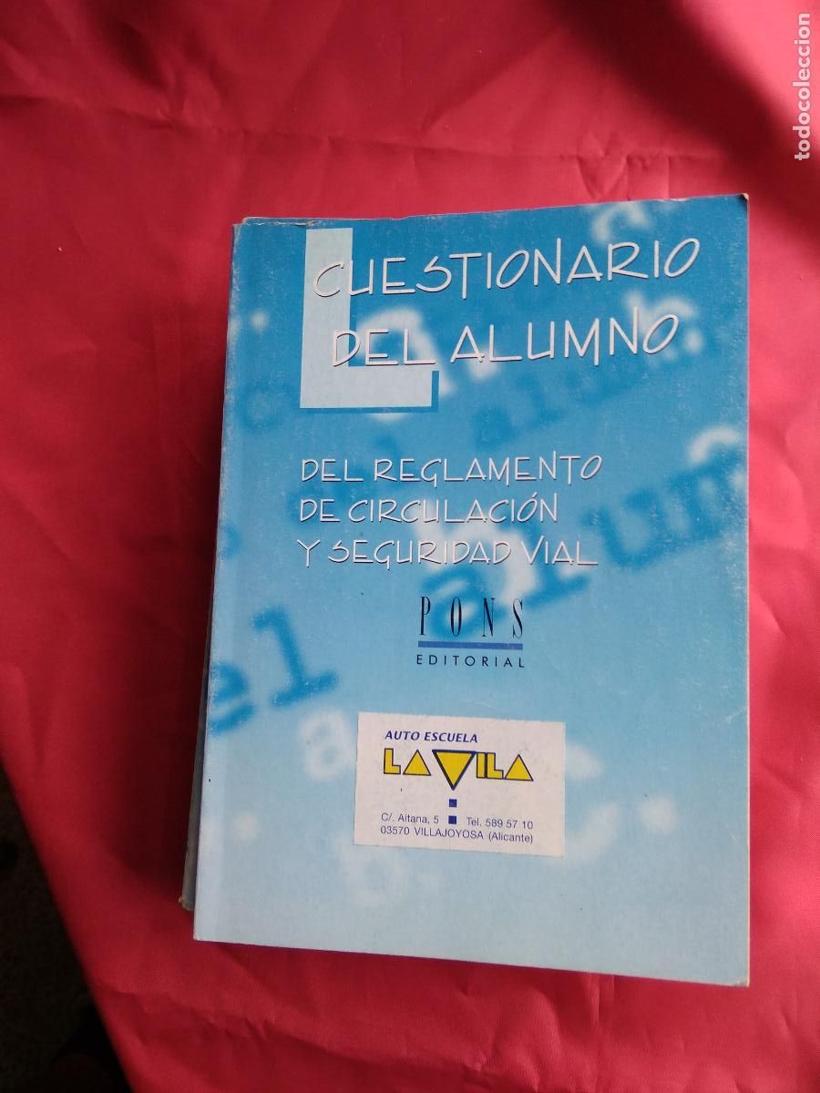 Livros em segunda m&atilde;o: Cuestionario de alumno del reglamento de circulaci&oacute;n y seguridad vial L.809-3156