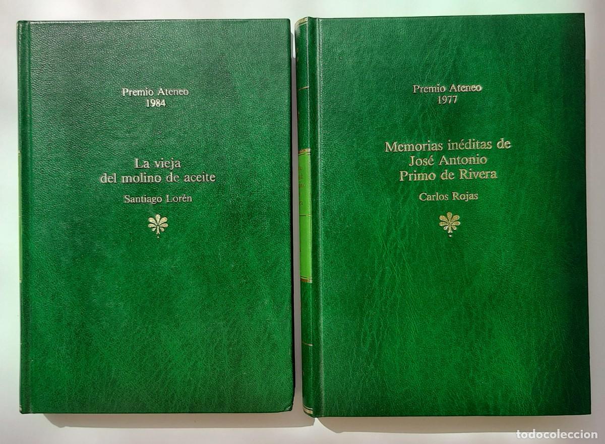 Libros: LOTE DE 2 LIBROS PREMIOS ATENEO. - Foto 1