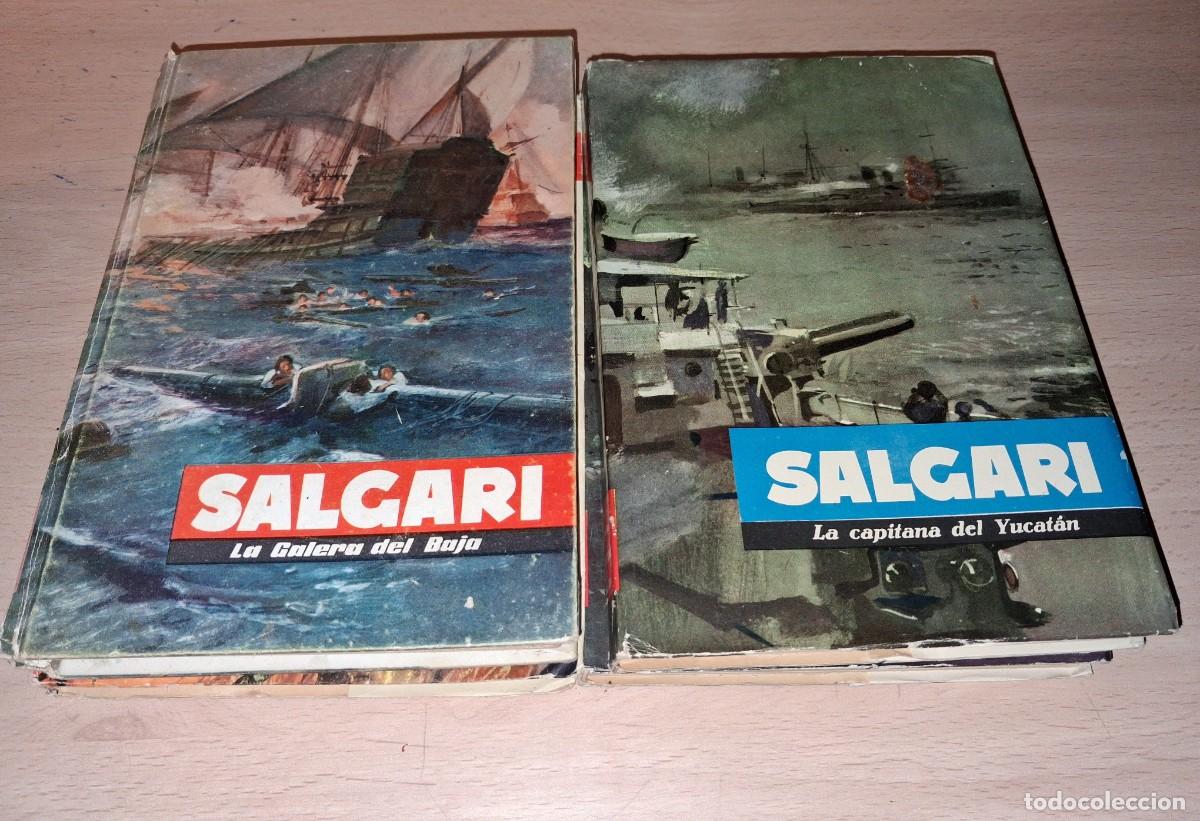 Libros: Emilio Salgari. Lote de 7 libros. A&ntilde;os 50 - Foto 1
