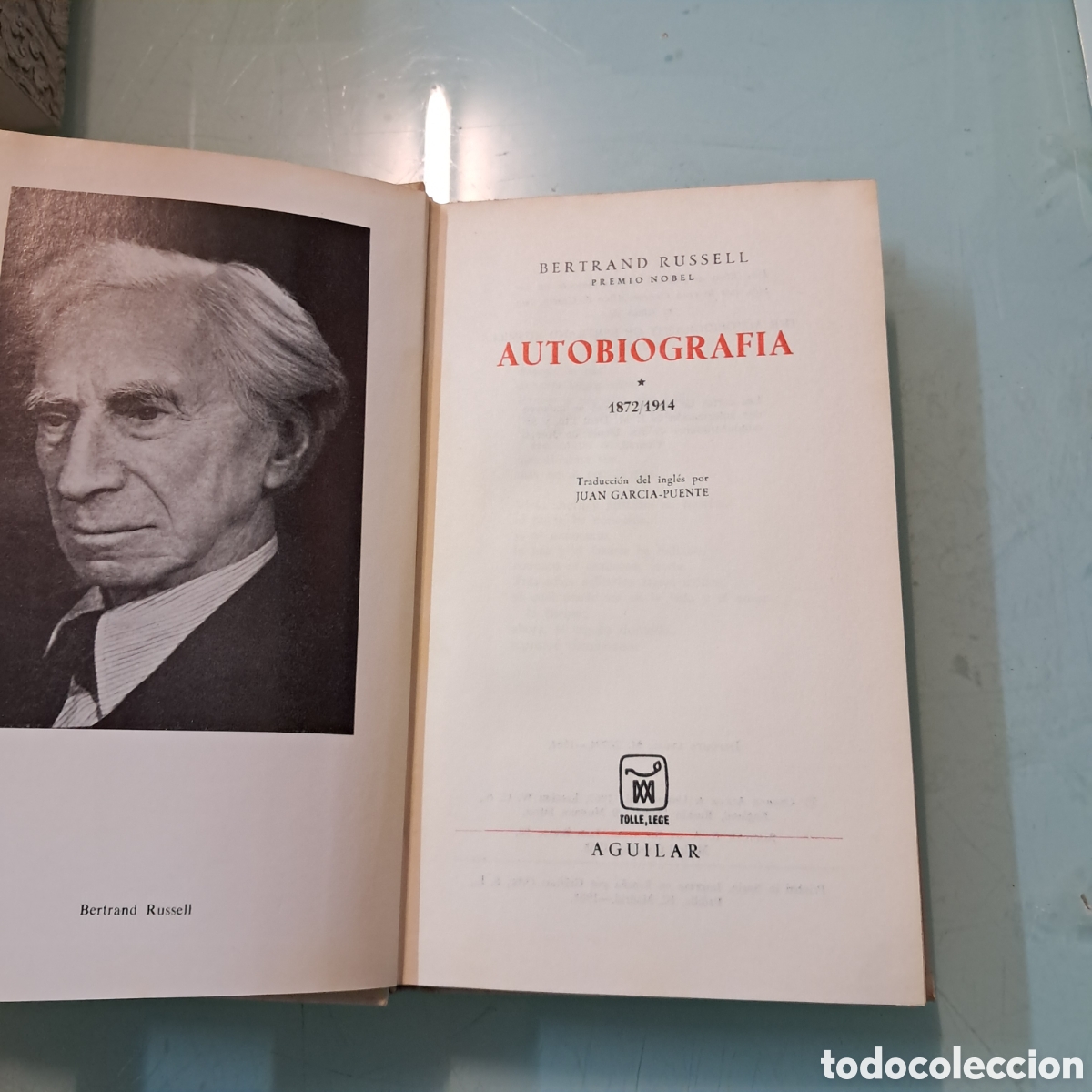 Libros: Bertrand Russell, Autobiograf&iacute;a, Aguilar, 1968 - Foto 2