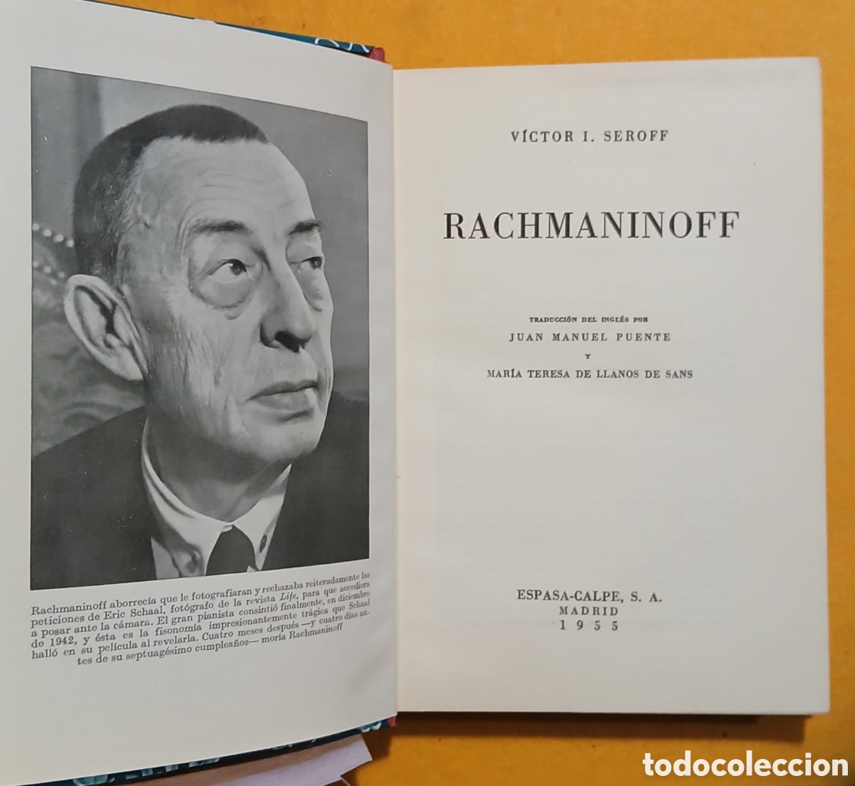 Libros: Rachmaninoff, ppr V.I.Seroff - Foto 1