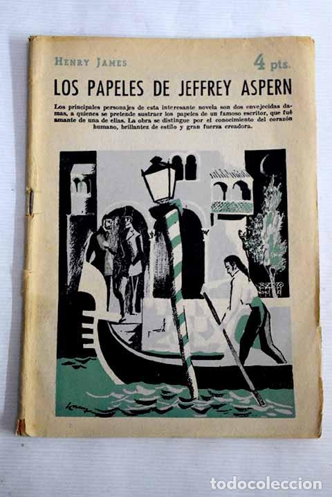 Libros: Los papeles de Jeffrey Aspern.- James, Henry - Foto 1