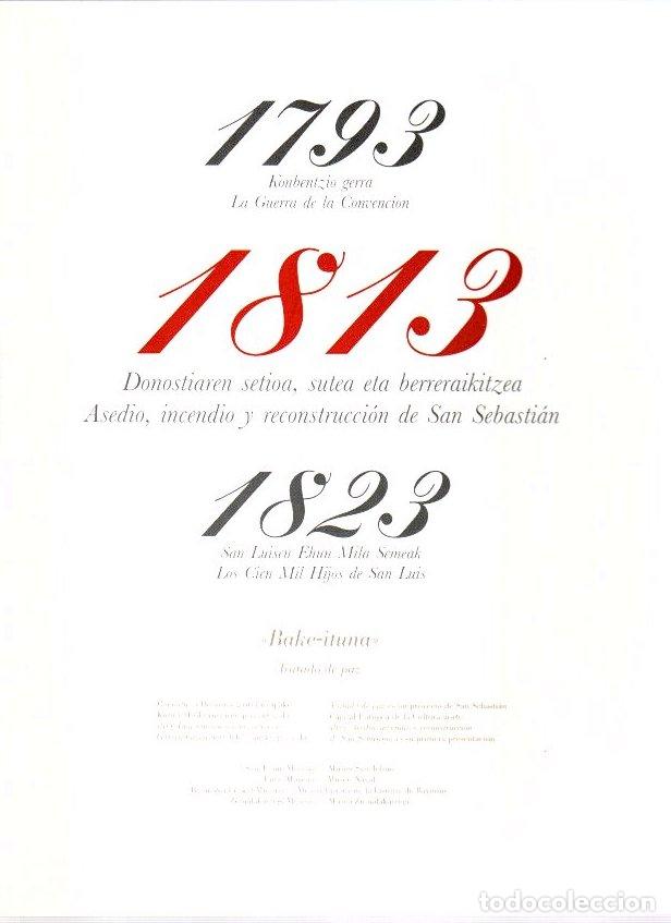 books: 1793 la guerra de la convenci&oacute;n/1813 Asedio, incendio y reconstrucci&oacute;n de San Sebasti&aacute;n/1823 Los cie