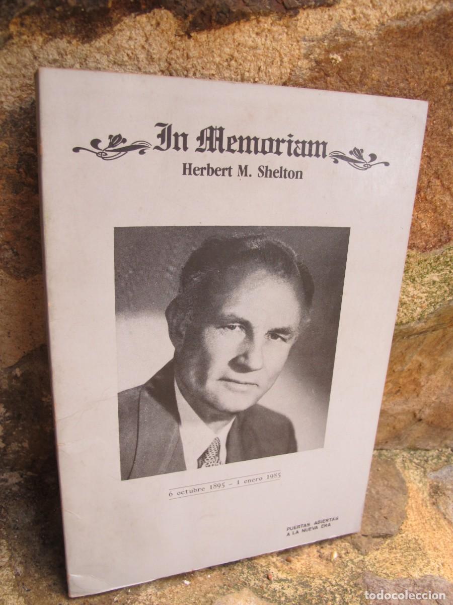Libros: IN MEMORIAM. HERBERT M. SHELTON - Foto 1