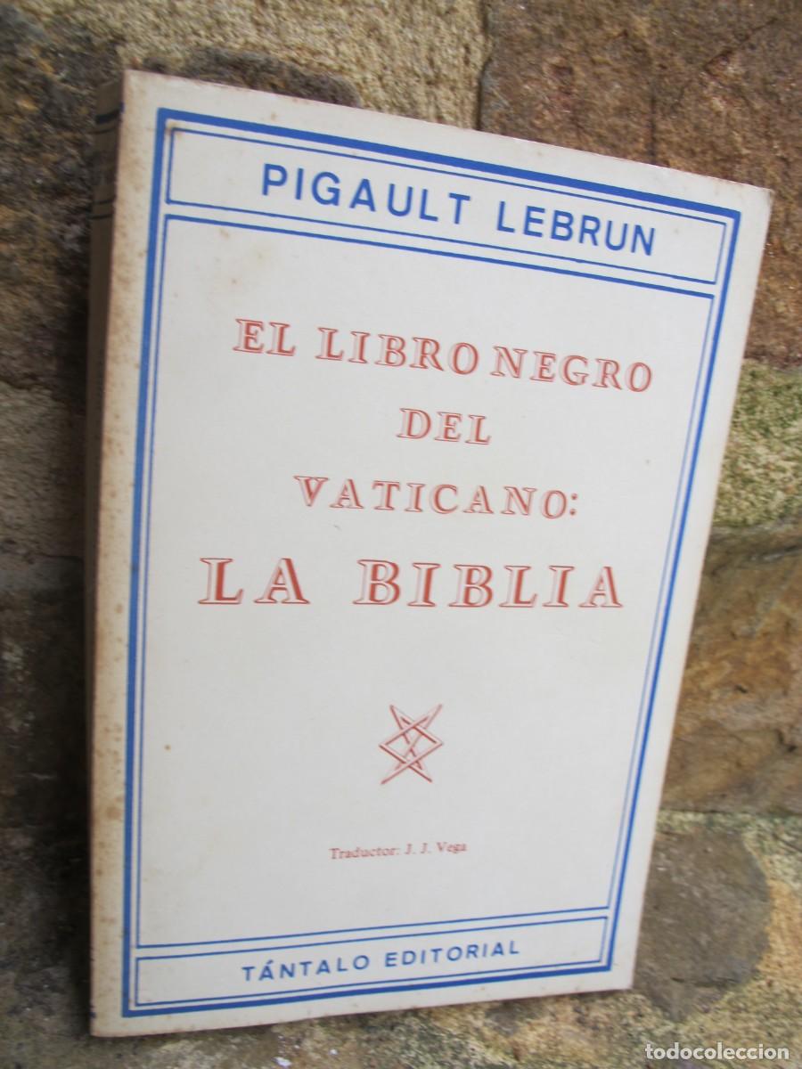 Libros: EL LIBRO NEGRO DEL VATICANO. PIGAULT LEBRUN - Foto 1