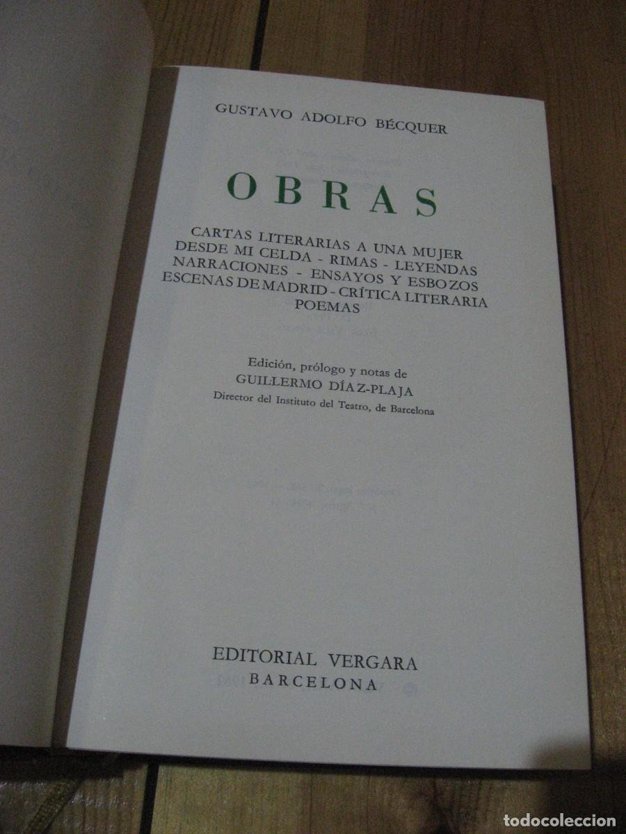 Libros: OBRAS - Gustavo Adolfo B&eacute;cquer - Foto 3