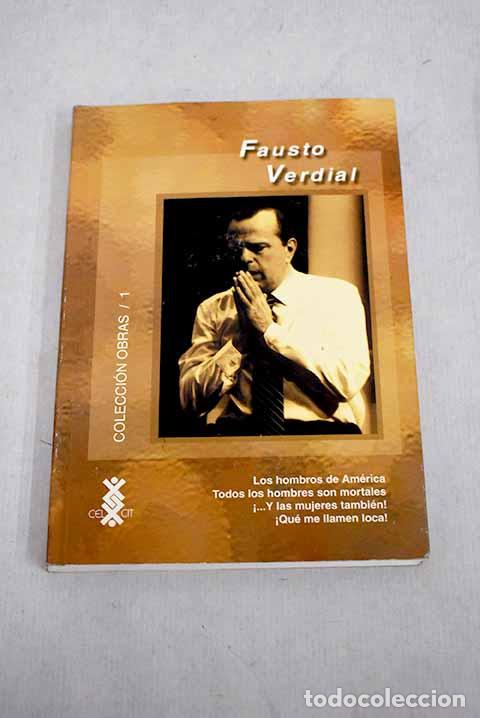 Libros: Obras, tomo I: Verdial, Fausto.- Verdial, Fausto - Foto 1