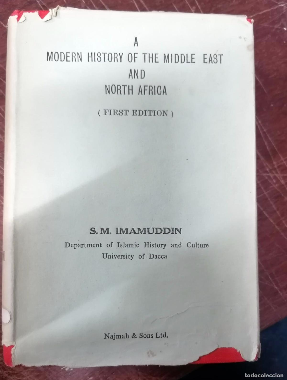 books: S. M. Imamuddin - A Modern History of the Middle East and North Africa