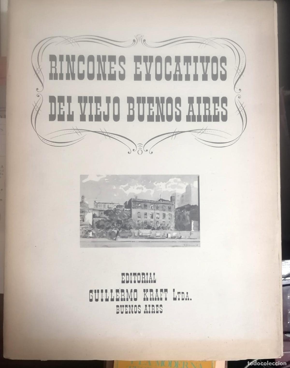 Livres: Ziechmann, Ernesto - RINCONES EVOCATIVOS DEL VIEJO BUENOS AIRES