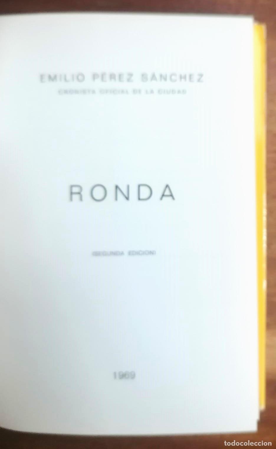 Libros: Emilio P&eacute;rez S&aacute;nchez - RONDA - Foto 5