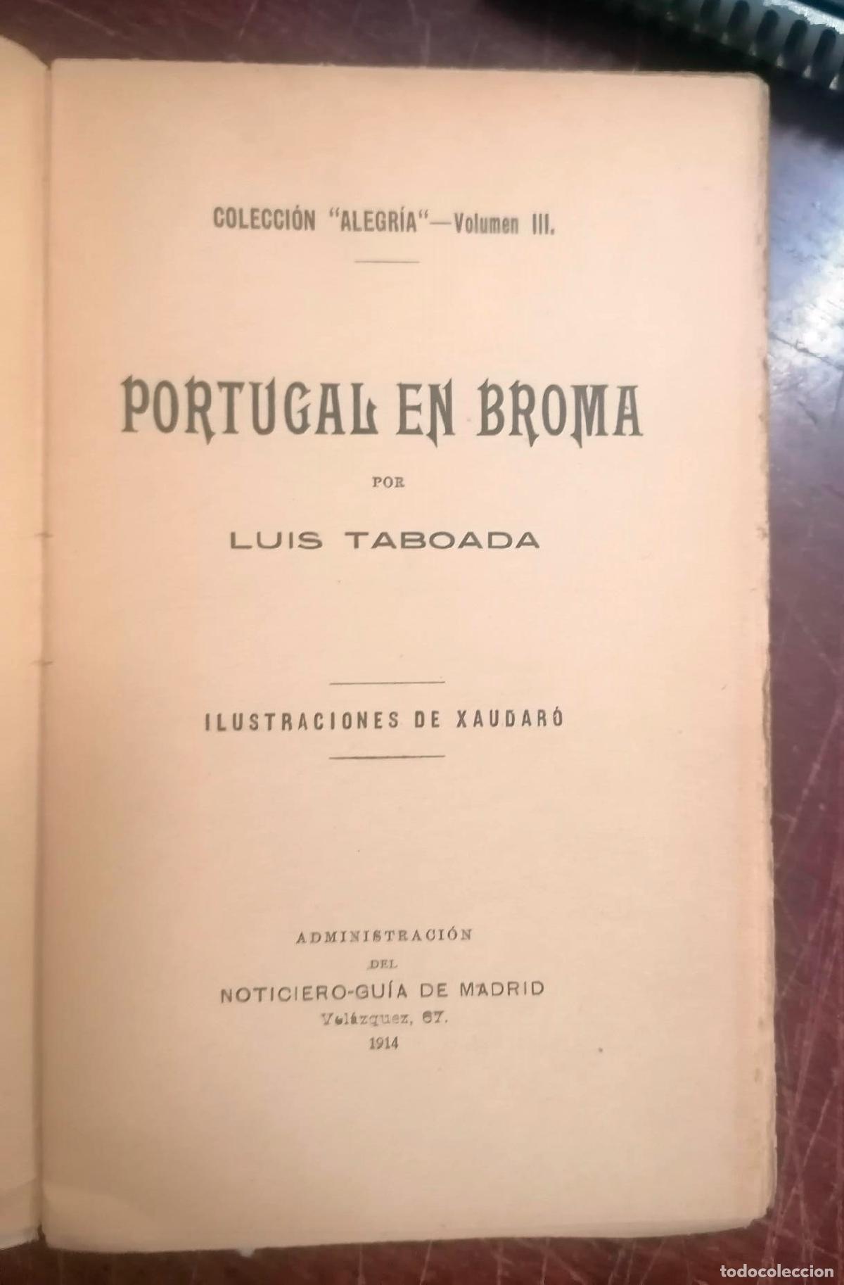 Libros: Luis Taboada - PORTUGAL EN BROMA - Foto 2
