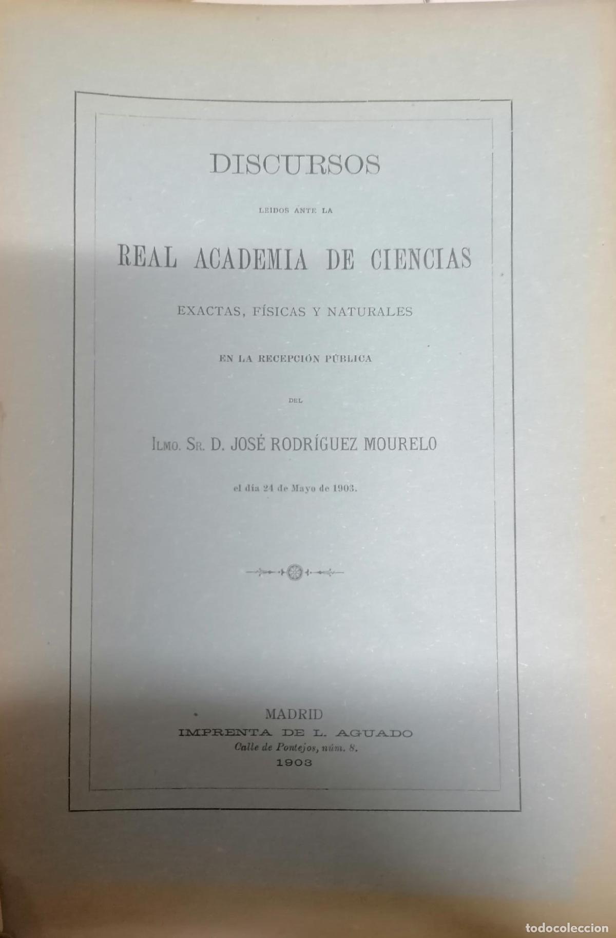 books: Rodr&iacute;guez Mourelo, Jos&eacute; - ESTUDIO DE LA EDUCACI&Oacute;N CIENT&Iacute;FICA QUE DEBEN TENER LOS ESPA&Ntilde;OLES .
