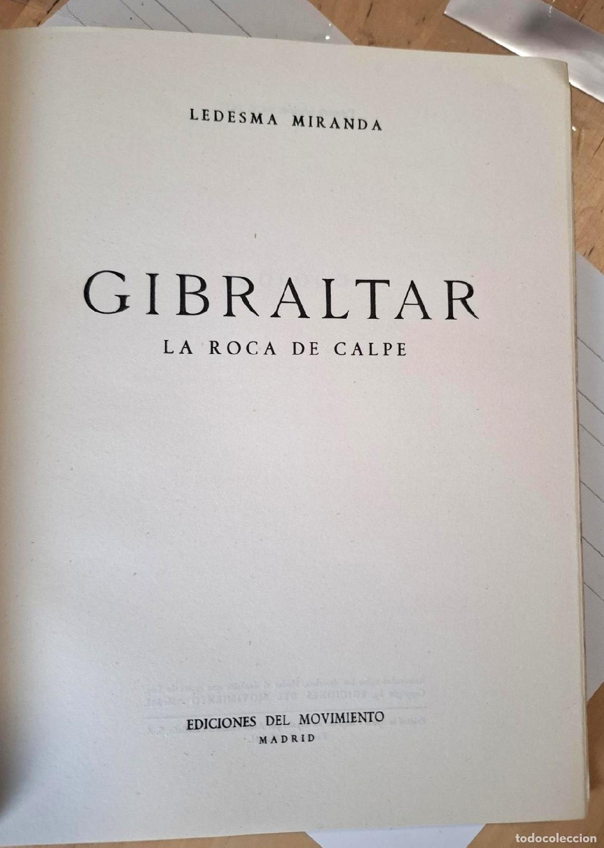 Libros: Ramon Ledesma Miranda - GIBRALTAR (La Roca De Calpe) - Foto 2