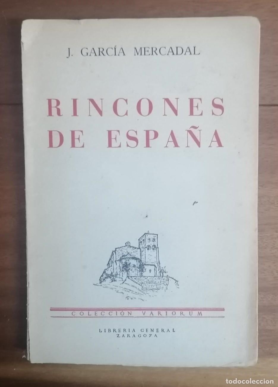 Libros: J. Garc&iacute;a Mercadal. - RINCONES DE ESPA&Ntilde;A. - Foto 1