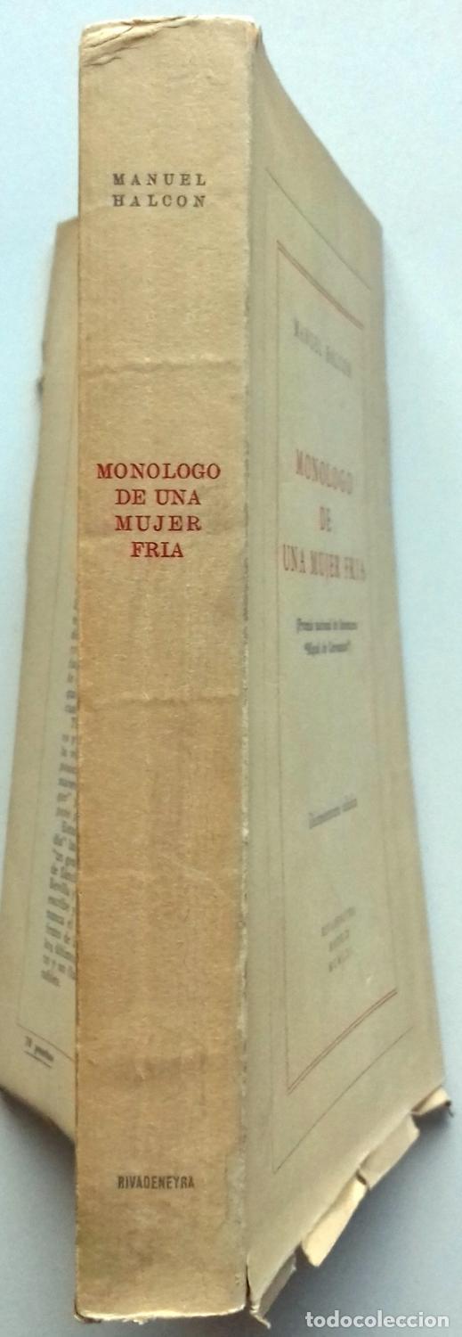 Libros: Halc&oacute;n, Manuel - MON&Oacute;LOGO DE UNA MUJER FR&Iacute;A - Foto 3