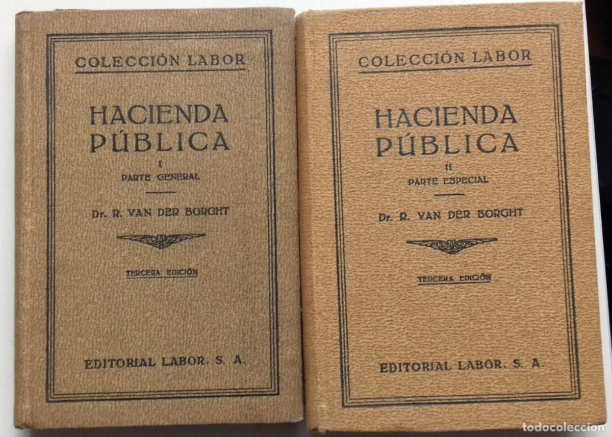 Libros: Van der Borght, R. - HACIENDA P&Uacute;BLICA. 2 Vols. - Foto 1