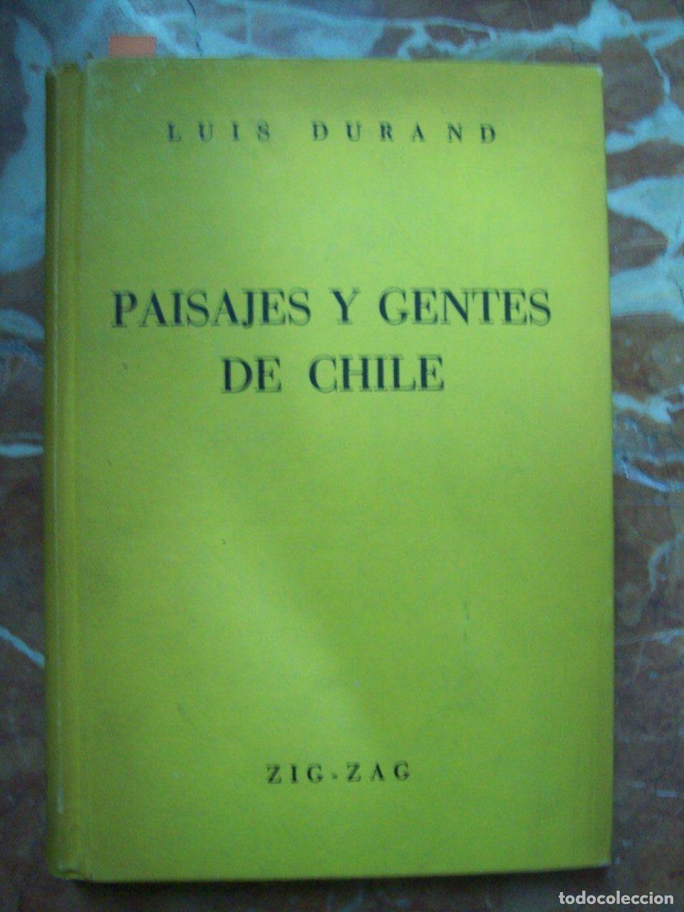 Livros em segunda m&atilde;o: Durand, Luis - PAISAJES Y GENTES DE CHILE