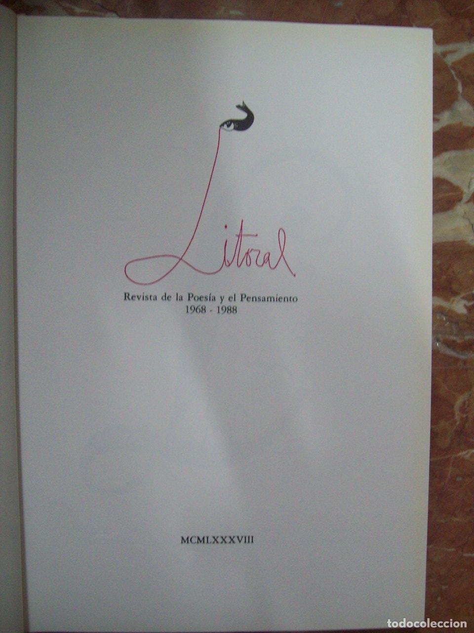 B&uuml;cher: VV.AA. - LITORAL. REVISTA DE LA POES&Iacute;A Y EL PENSAMIENTO, 1968 - 1988