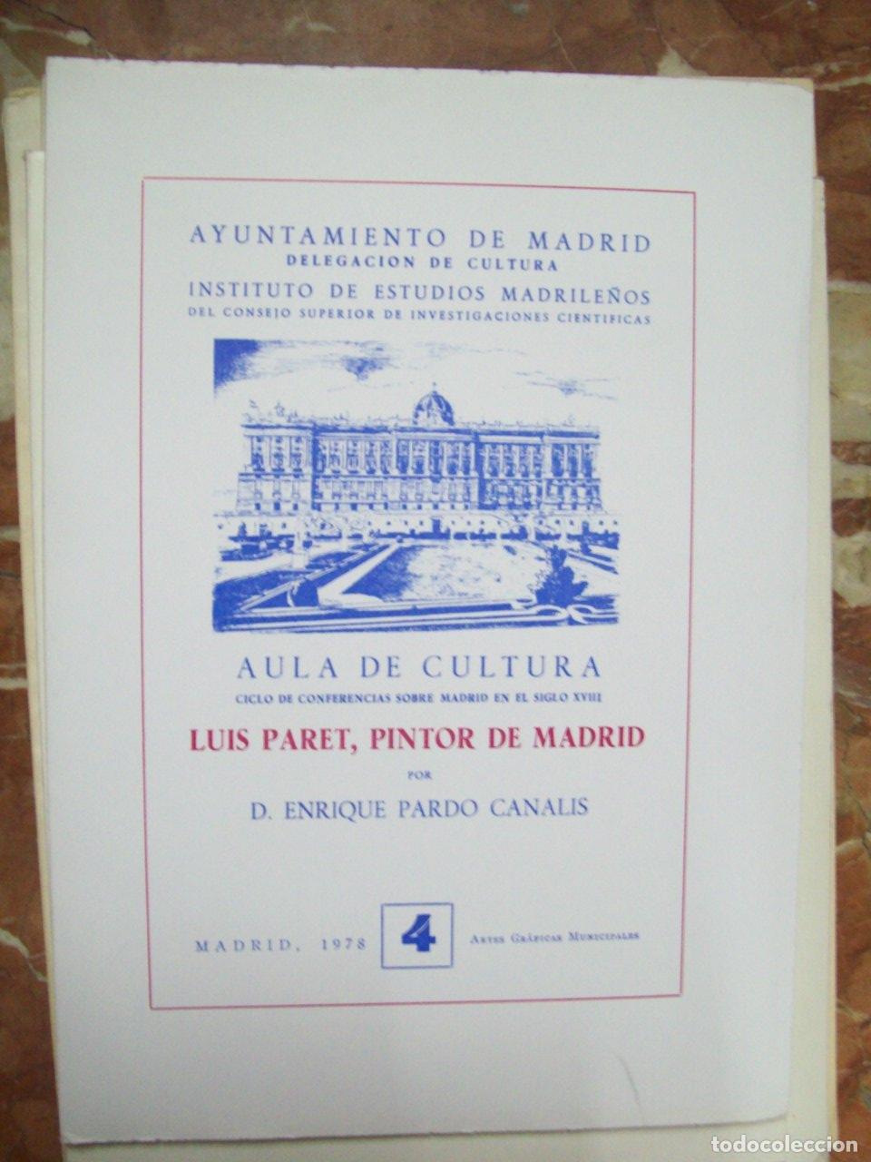Libros: Pardo Canal&iacute;s, Enrique - LUIS PARET, PINTOR DE MADRID - Foto 1