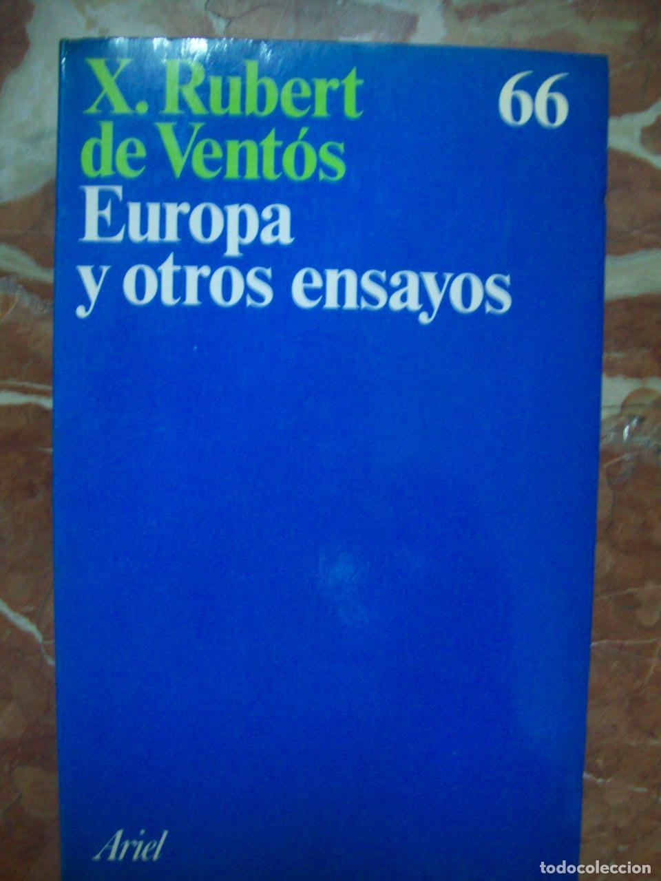 Libros: Rubert de Vent&oacute;s, Xavier - EUROPA Y OTROS ENSAYOS - Foto 1