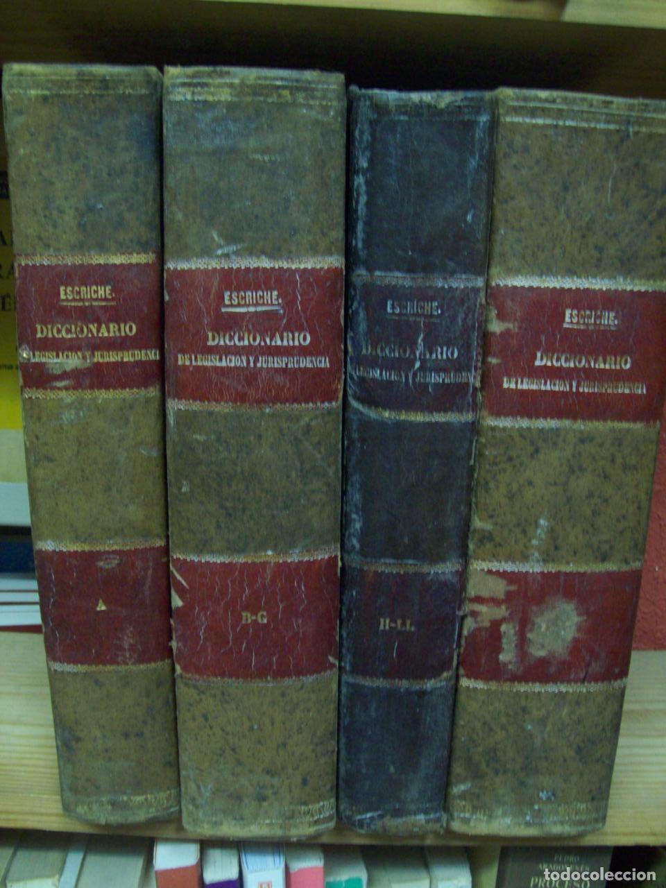 Libri di seconda mano: Escriche, Joaqu&iacute;n - DICCIONARIO RAZONADO DE LEGISLACI&Oacute;N Y JURISPRUDENCIA