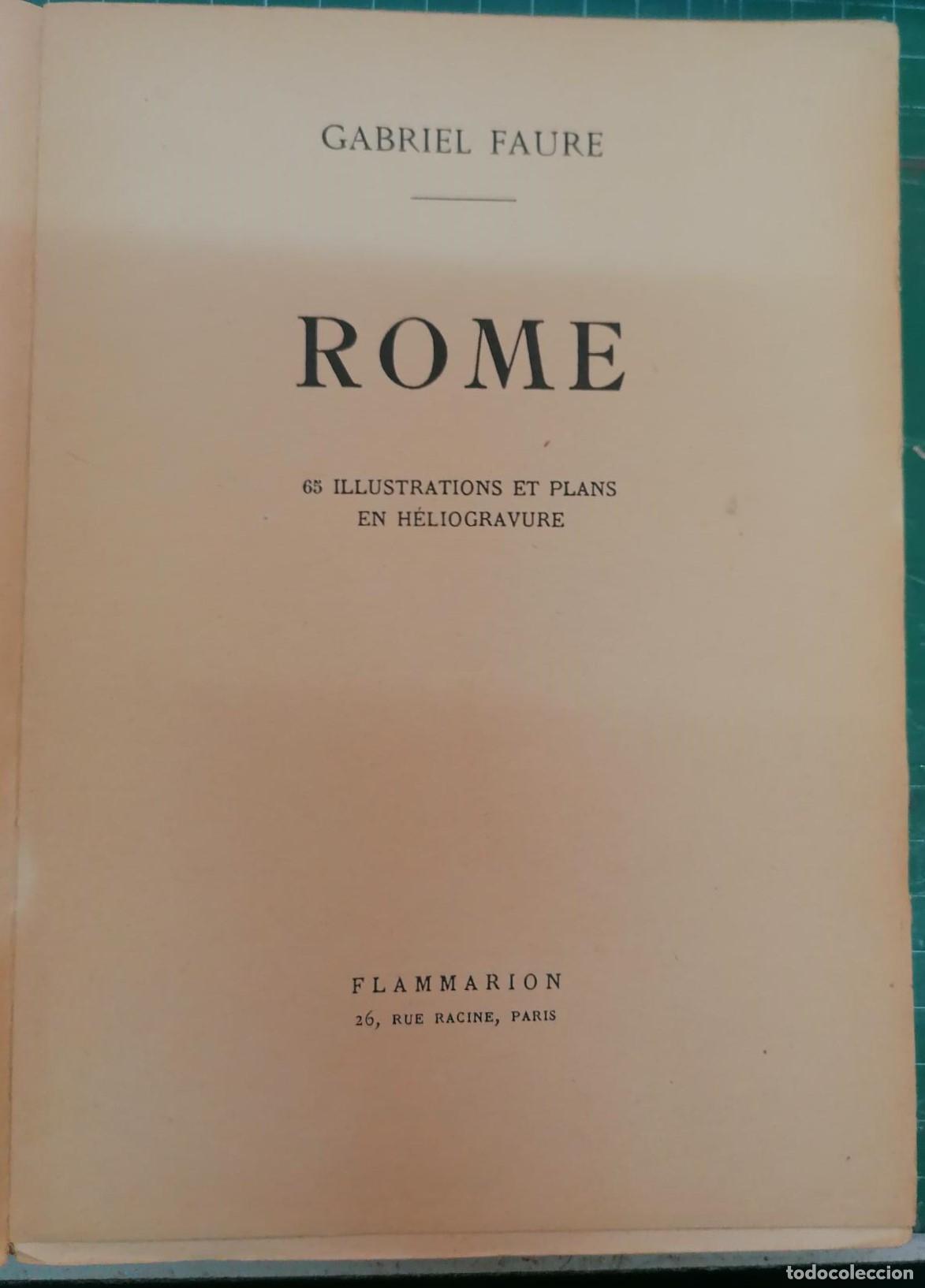 Libros: Faure, Gabriel - ROME - Foto 5