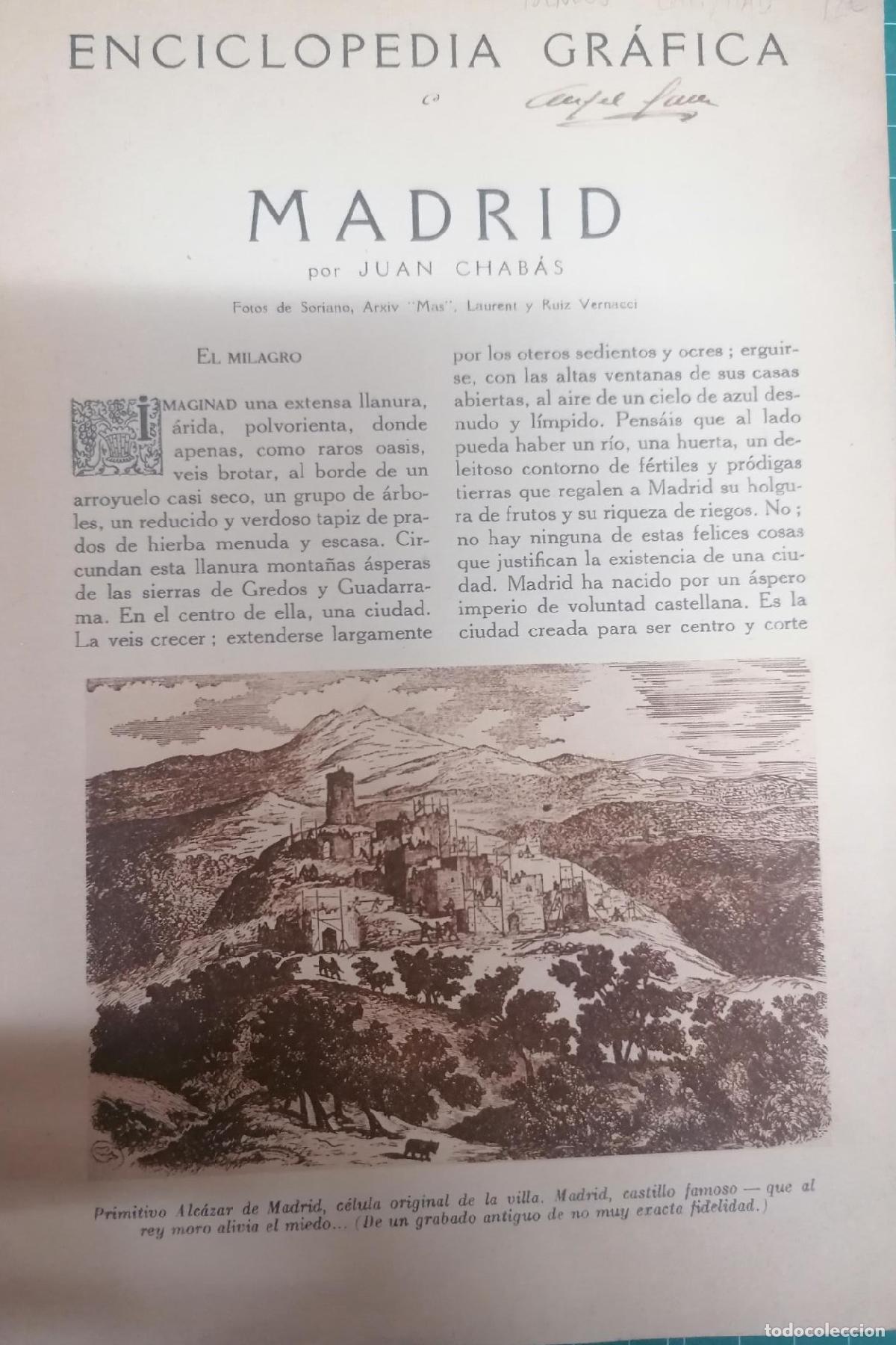 Libros: Chabas, Juan - ENCICLOPEDIA GR&Aacute;FICA. MADRID - Foto 3
