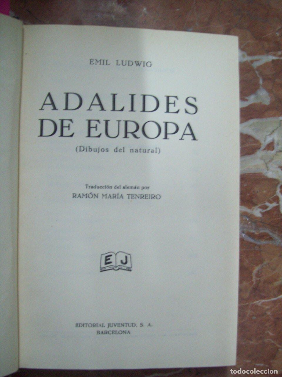 Libros: Ludwig, Emil - ADALIDES DE EUROPA (DIBUJOS DEL NATURAL) - Foto 3