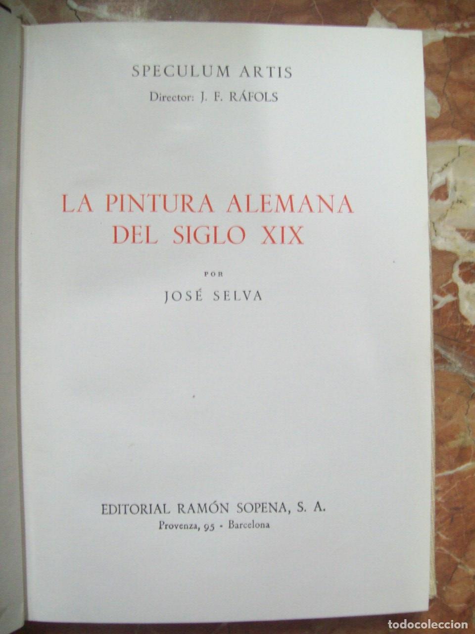 Libri di seconda mano: Selva, Jos&eacute; - LA PINTURA ALEMANA DEL SIGLO XIX