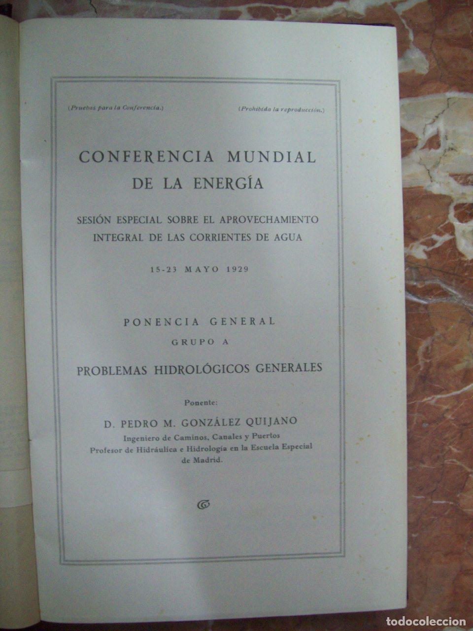 books: VV.AA. - CONFERENCIA MUNDIAL DE LA ENERG&Iacute;A. SESI&Oacute;N ESPECIAL SOBRE EL APROVECHAMIENTO INTEGRAL DE LAS
