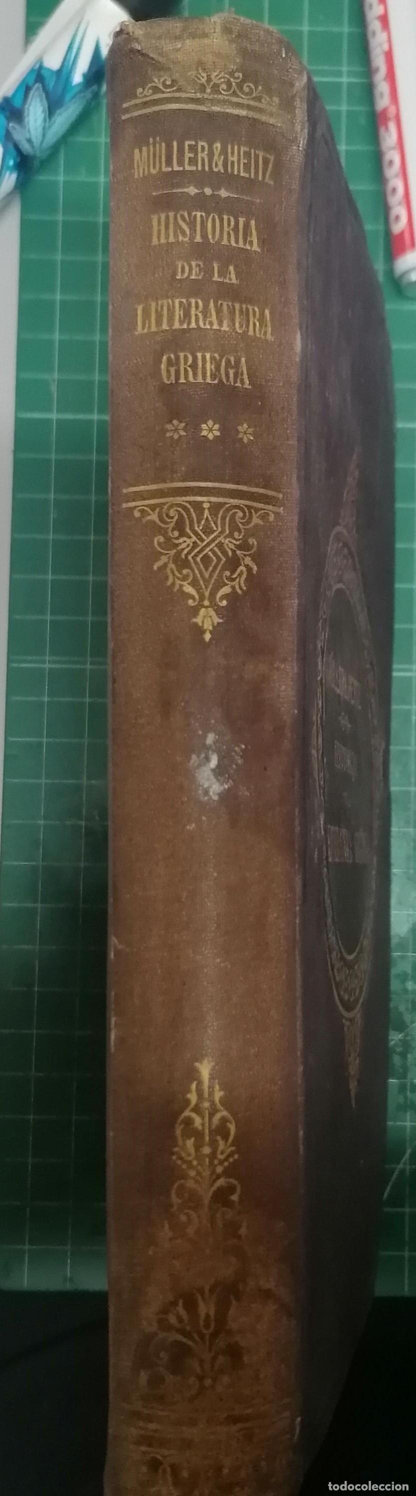 Libri di seconda mano: M&uuml;ller & Heitz - HISTORIA DE LA LITERATURA GRIEGA TOMO III