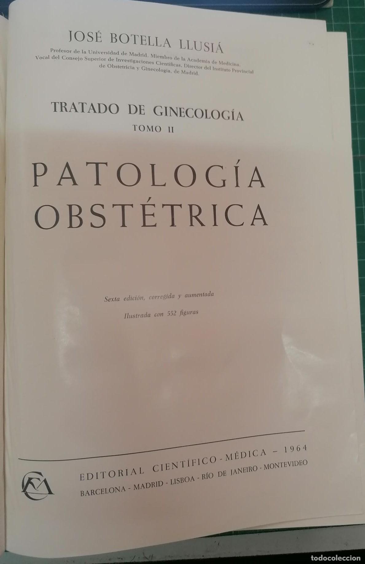 Libros: Botella Llusi&aacute;, Jos&eacute; - PATOLOG&Iacute;A OBST&Eacute;TRICA - Foto 3