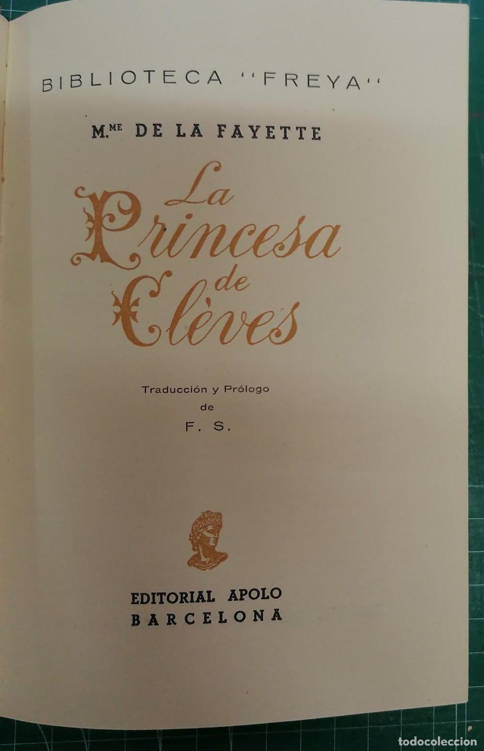 Libros: Mme. De la Fayette - LA PRINCESA DE CL&Egrave;VES - Foto 3