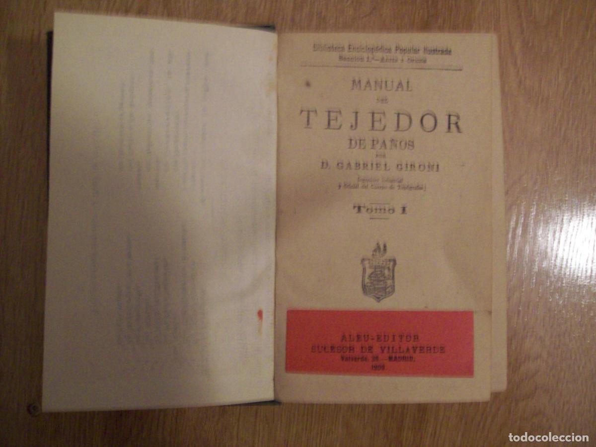 Libros: Gironi, Gabriel - MANUAL DEL TEJEDOR DE PA&Ntilde;OS - Foto 3