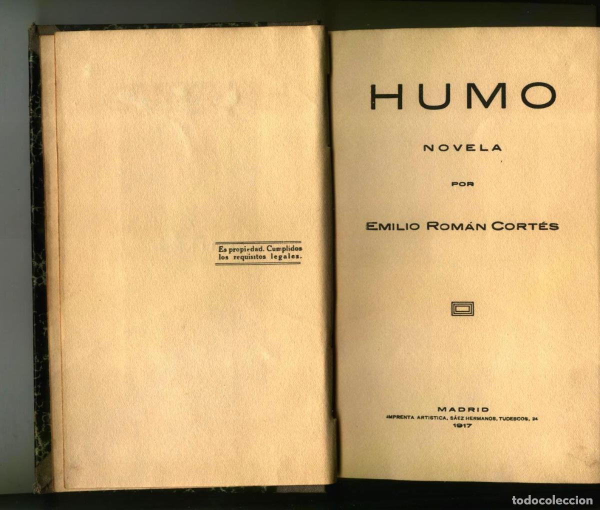 Libros: Emilio Rom&aacute;n Cort&eacute;s - HUMO - Foto 1