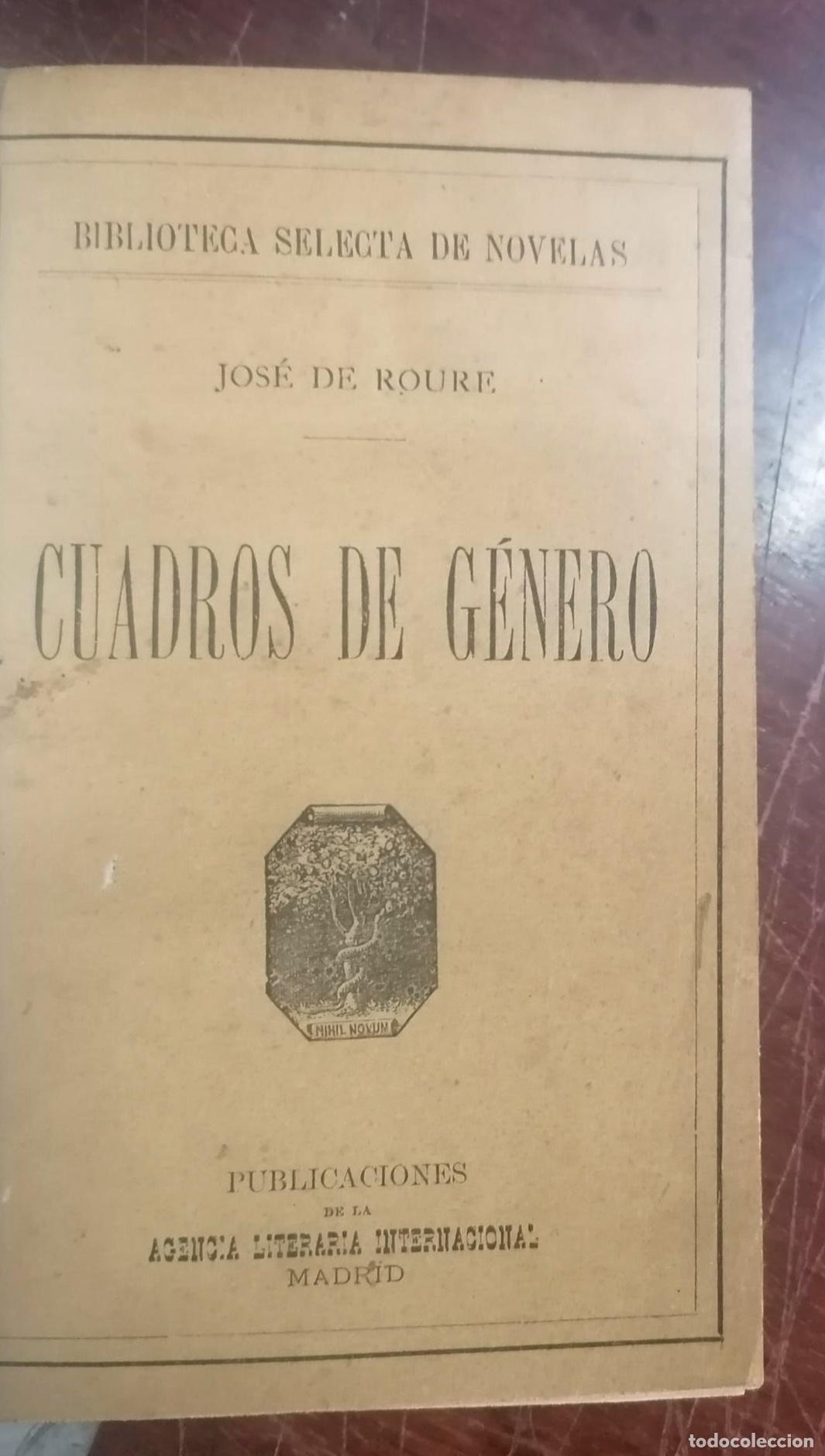 Libros: Jos&eacute; de Roure - CUADROS DE GENERO - Foto 2