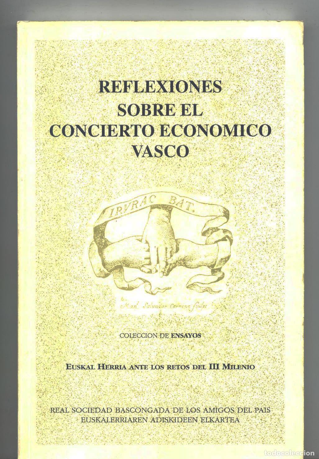 Libri di seconda mano: REFLEXIONES SOBRE EL CONCIERTO ECONOMICO VASCO