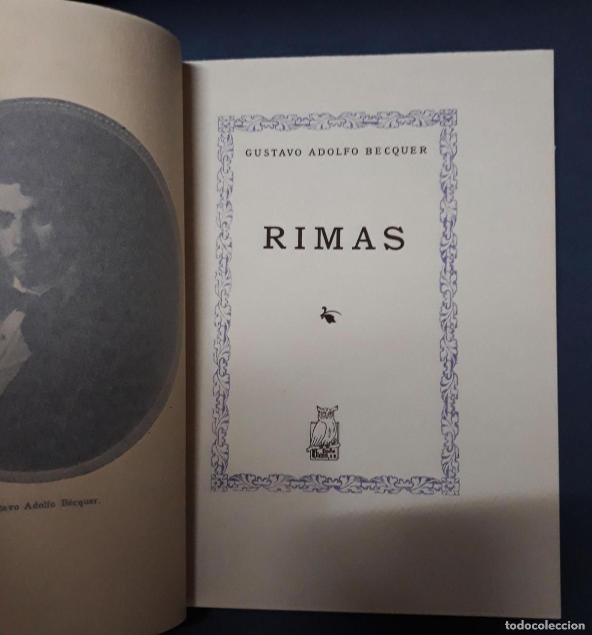 Libros: Gustavo Adolfo Becquer - RIMAS - Foto 1