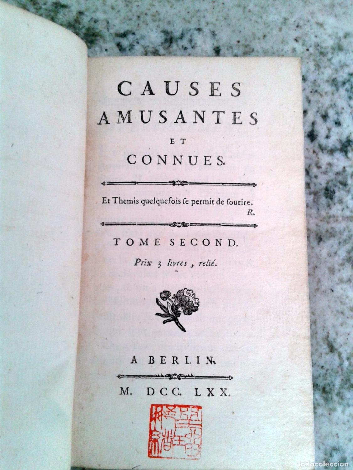 Libros: vvaa - CAUSES AMUSANTES ET CONNUES. Tome II