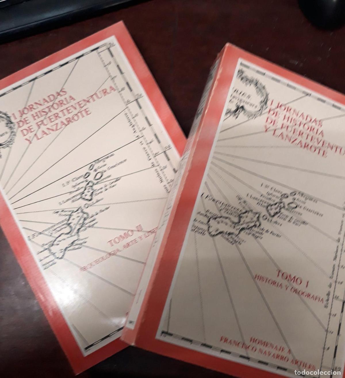 books: vvaa - I JORNADAS DE HISTORIA DE FUERTEVENTURA Y LANZAROTE. Tomo I y II. Completo