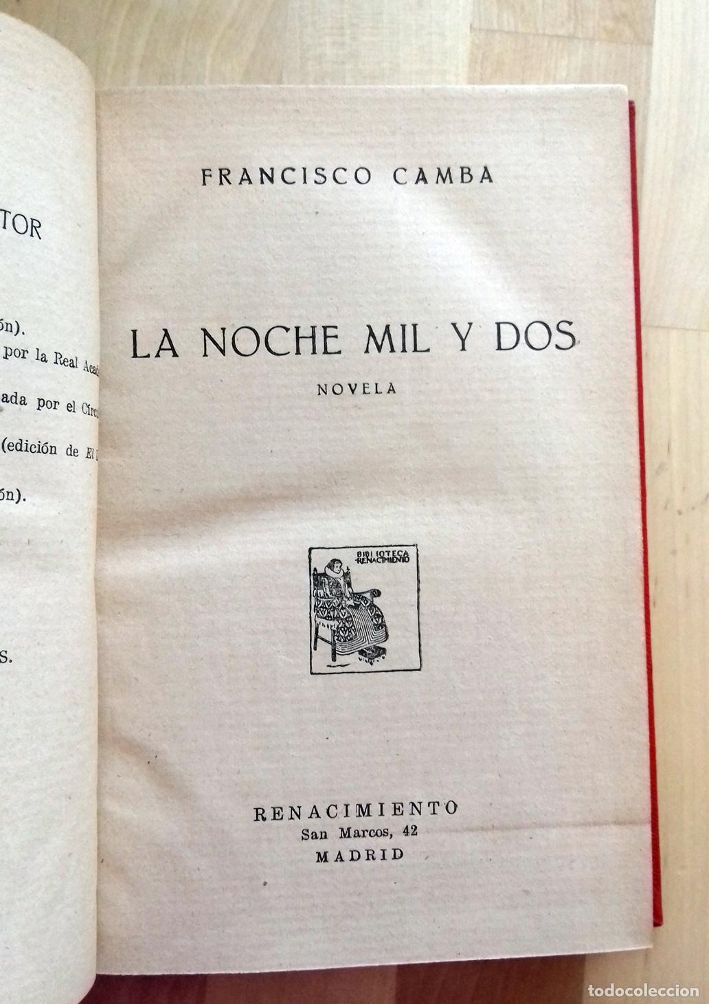 Libros: Francisco Camba - LA NOCHE MIL Y DOS - Foto 2