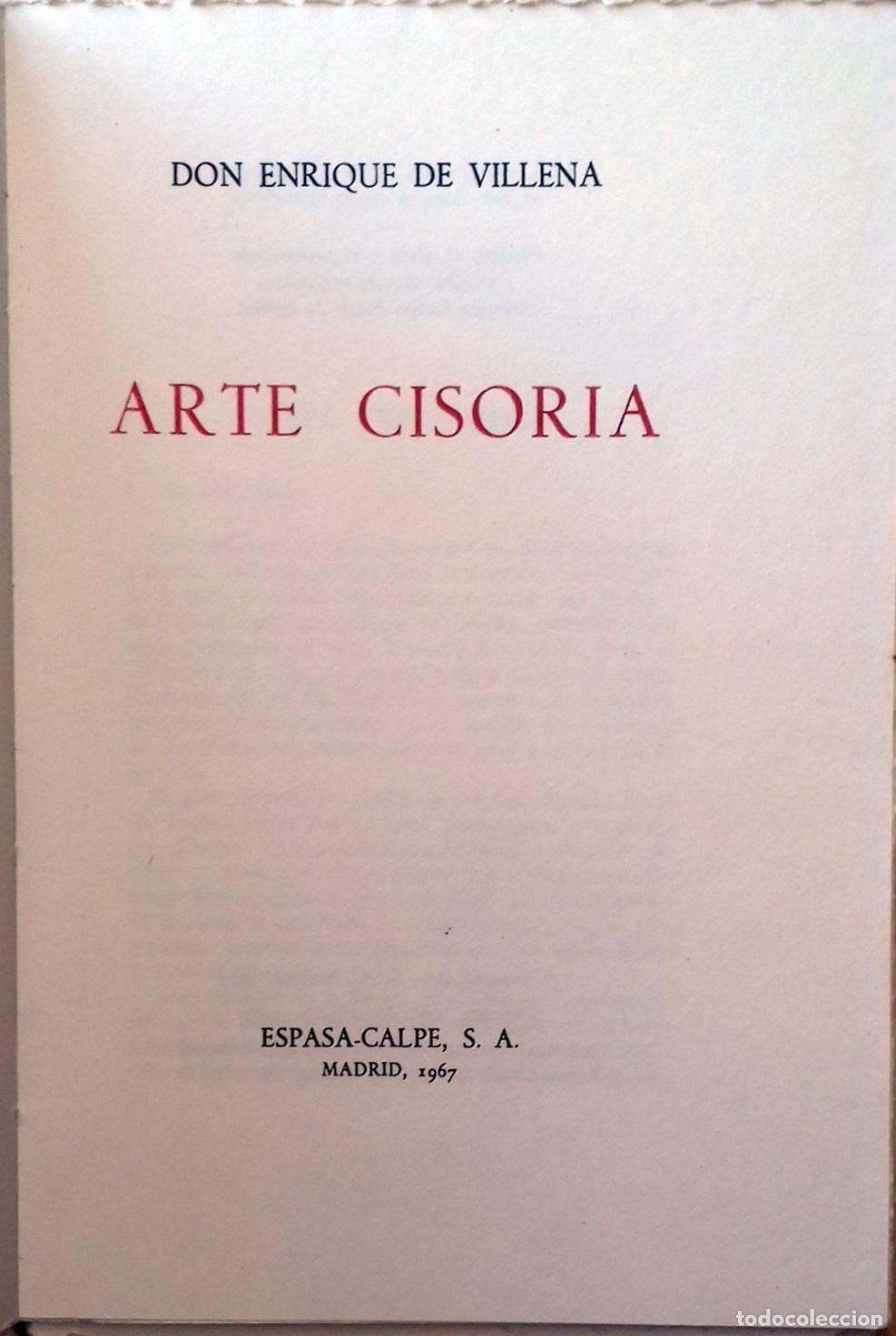Libros: Enrique de Villena - ARTE CISORIA - Foto 2